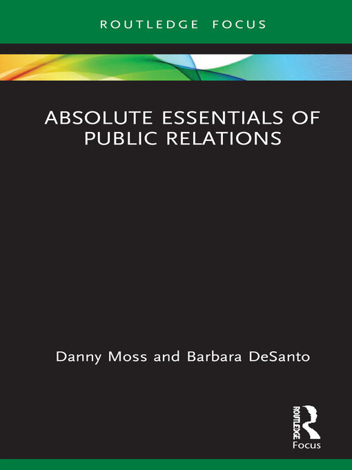 Title details for Absolute Essentials of Public Relations by Danny Moss - Wait list
